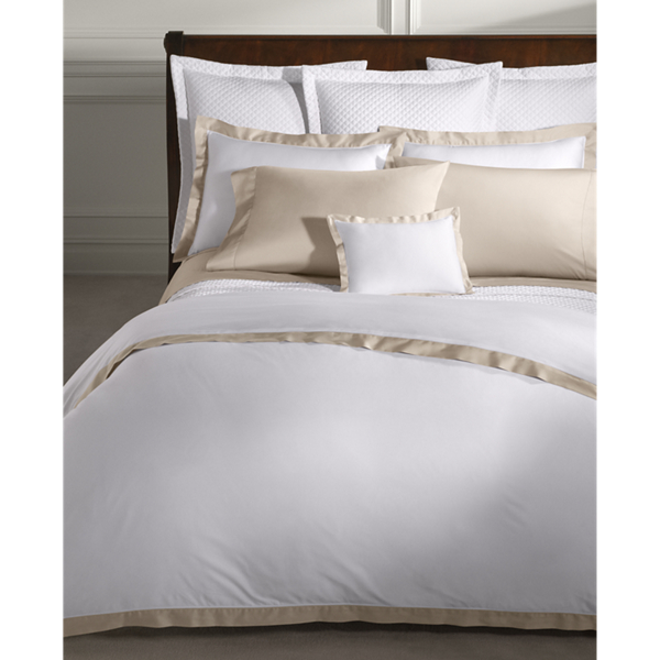 Cotton Sateen Border Duvet Cover