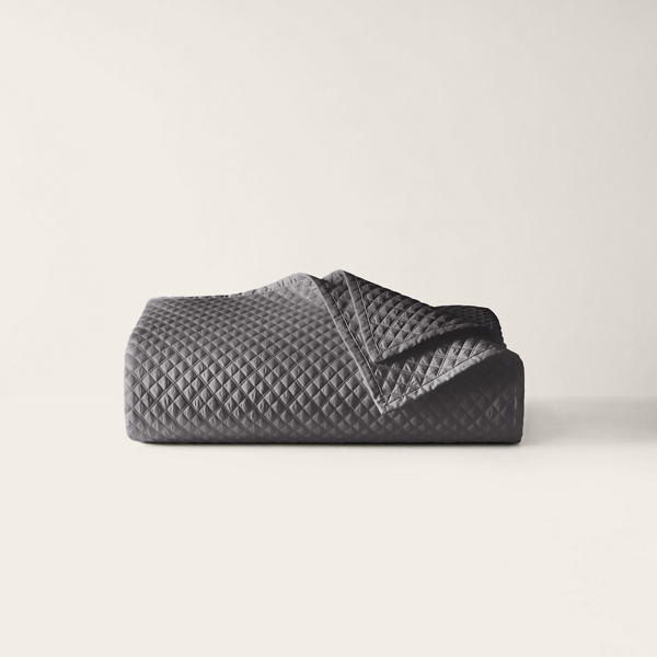 Polo Ralph Lauren Argyle Sateen Quilt In True Graphite