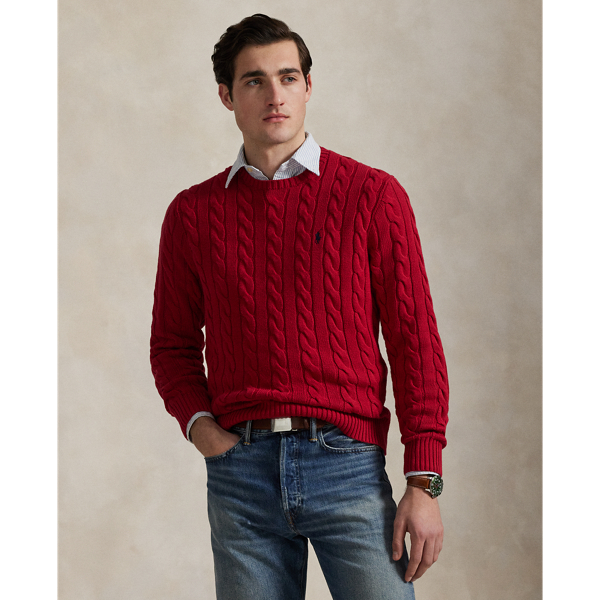 Pull en coton torsadé - Polo Ralph Lauren - Modalova