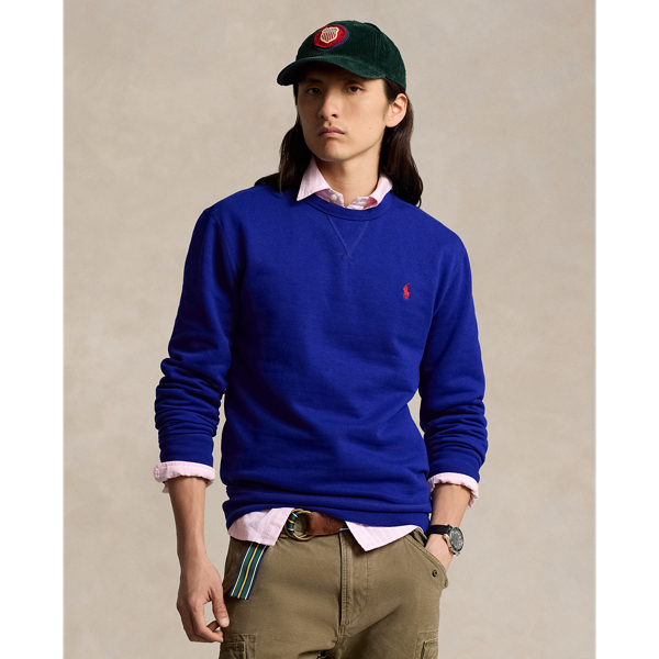 Shop Polo Ralph Lauren The Rl Fleece Sweatshirt In Heritage Royal