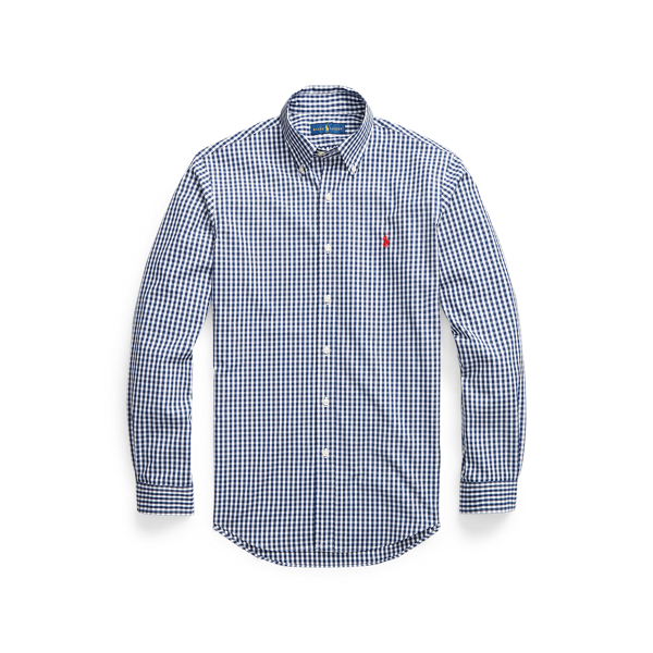 Chemise popeline suédée coupe ajustée - Polo Ralph Lauren - Modalova