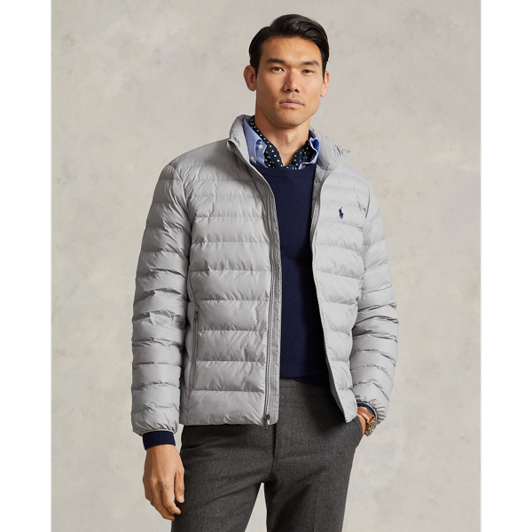 Shop Polo Ralph Lauren The Colden Packable Jacket In Grey