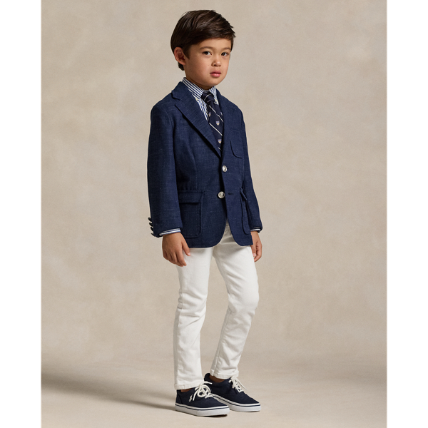 Polo Ralph Lauren Kids' Toddler And Little Boys Sullivan Slim Stretch Jeans In Cohen White