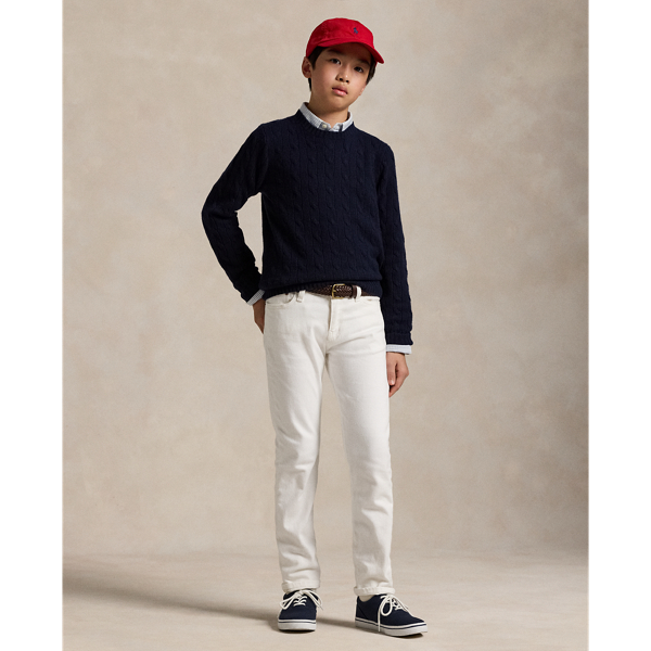 Polo Ralph Lauren Sullivan Slim Stretch Jean In Cohen White