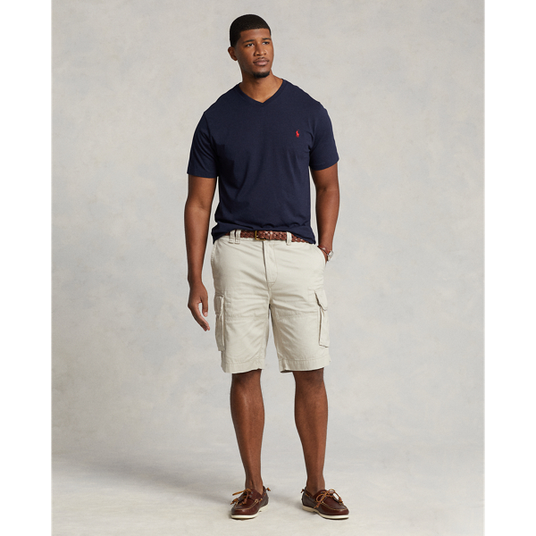 Shop Polo Ralph Lauren Gellar Classic Fit Twill Cargo Short In Classic Stone