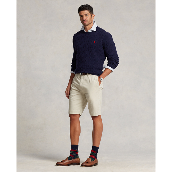 Grandes Tailles - Short chino stretch coupe classique - Big & Tall - Modalova