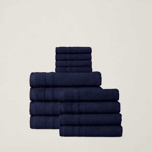 Polo Ralph Lauren Payton 12-piece Towel Set In Nautical Navy