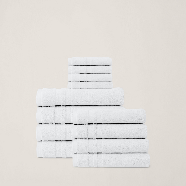 Ralph Lauren Payton 12-piece Towel Set In White