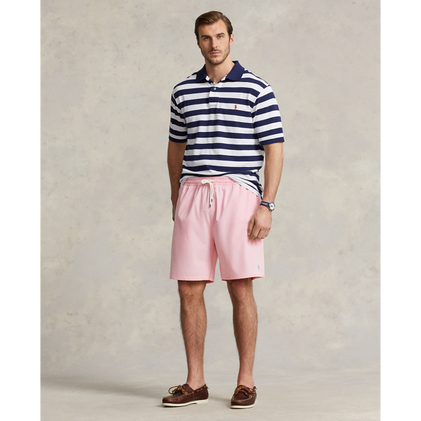 Polo Ralph Lauren Pink Stretch Polyester Swimming Shorts In Carmel Pink