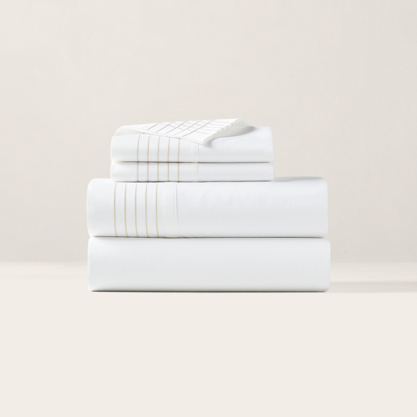 Polo Ralph Lauren Organic Cotton Sateen Handkerchief Sheet In Coastal Sand