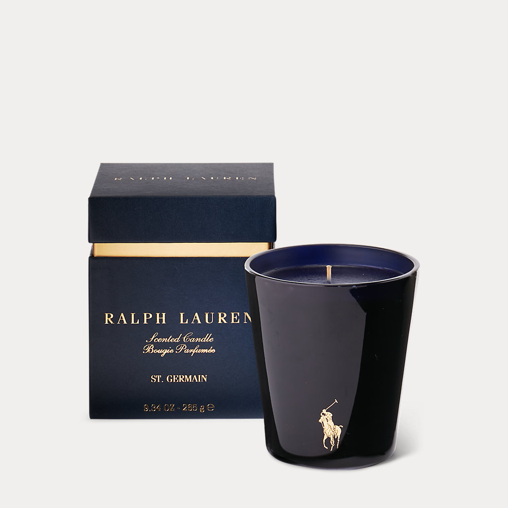 Shop Ralph Lauren St. Germain Candle In Blue