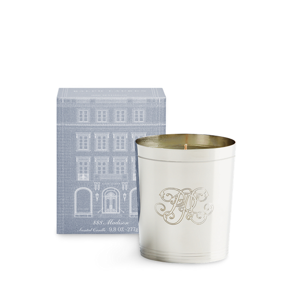 Polo Ralph Lauren 888 Madison Flagship Candle In Silver