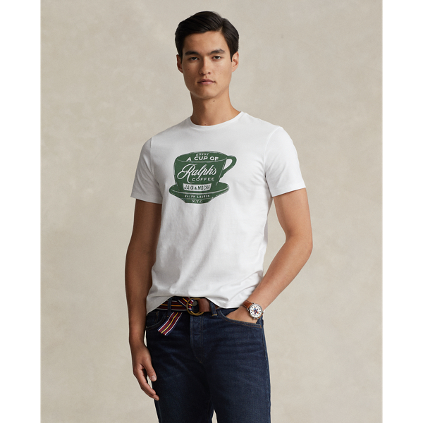 T-shirt Ralph Lauren's Coffee Custom Slim Fit - Polo Ralph Lauren - Modalova