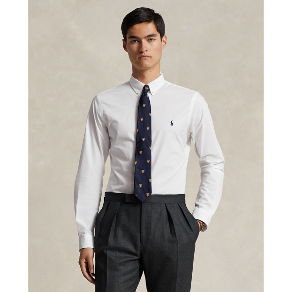 Chemise cintrée en popeline stretch - Polo Ralph Lauren - Modalova
