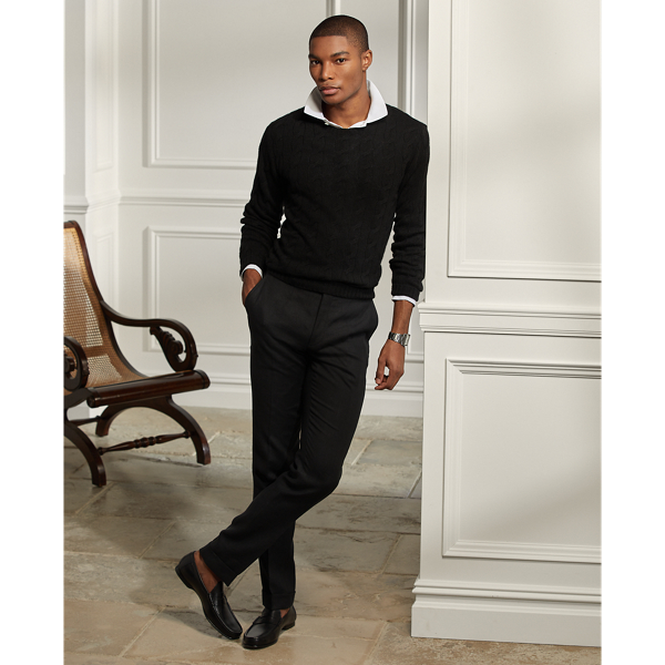 Pantalon Gregory fait main en lin - Purple Label - Modalova