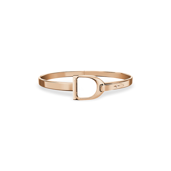 Bracelet jonc étrier en or rose - Ralph Lauren - Modalova