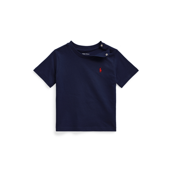 Maglietta Girocollo Ralph Lauren in Cotone Morbido