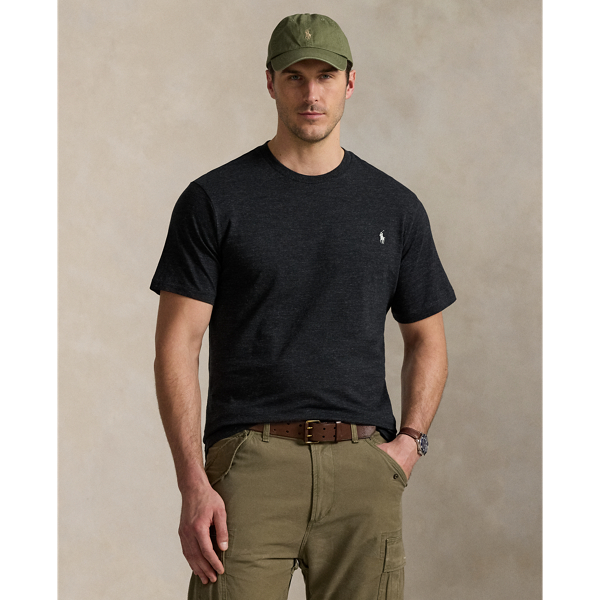 Polo Ralph Lauren Jersey Crewneck T-shirt In Black