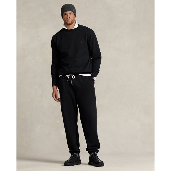 Polo Ralph Lauren Fleece Classic Fit Drawstring Pants In Polo Black