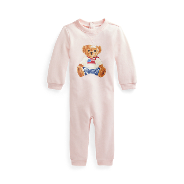 Tutina Polo Bear Ralph Lauren in Felpa Morbida