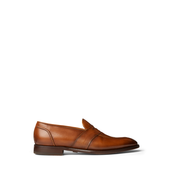 Ralph Lauren Men's Meegan Leather Penny Loafers In Tan