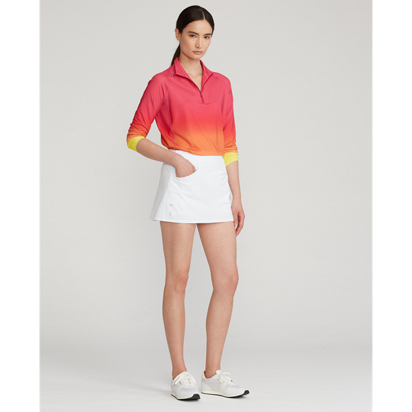 Rlx Golf Pleated Four-way-stretch Skort In Ceramic White