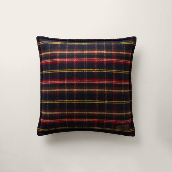 Polo Ralph Lauren Alden Throw Pillow In Red/navy