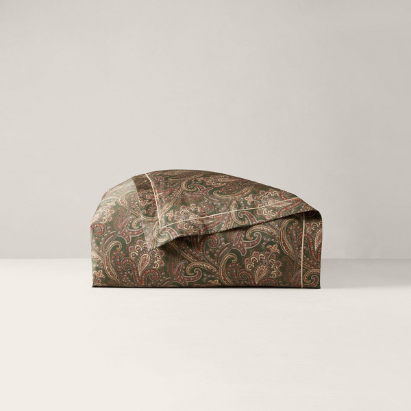 Polo Ralph Lauren Heritage Paisley Duvet Cover In Soft Sage Multi