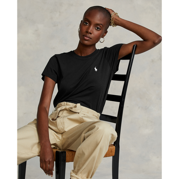 T-shirt col rond en coton - Polo Ralph Lauren - Modalova