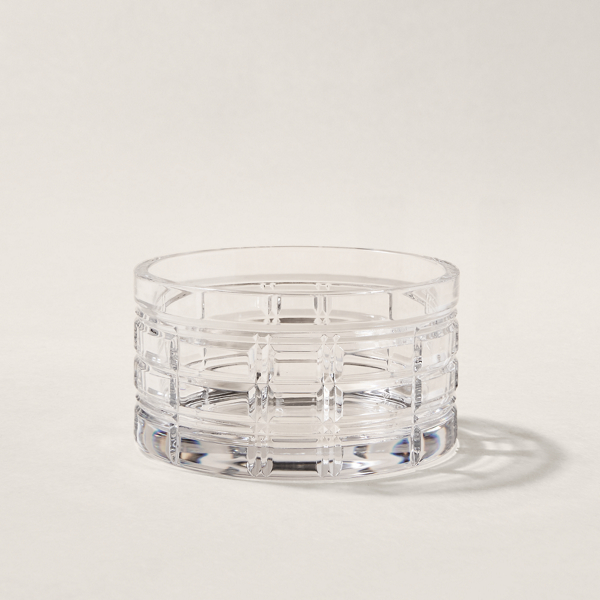 Polo Ralph Lauren Hudson Plaid Nut Bowl In Clear
