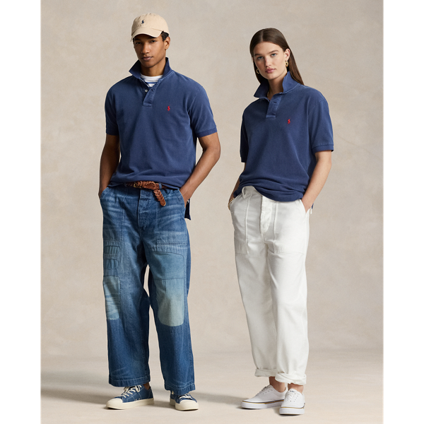 Shop Polo Ralph Lauren Original Fit Mesh Polo Shirt In Multi
