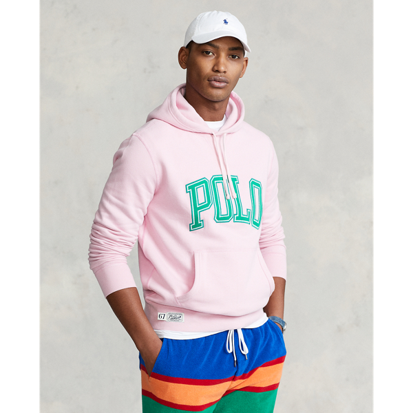 Ralph Lauren The Rl Fleece Logo Hoodie In Carmel Pink | ModeSens