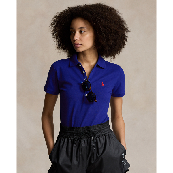 Polo Ralph Lauren Slim Fit Stretch Polo Shirt In Heritage Royal
