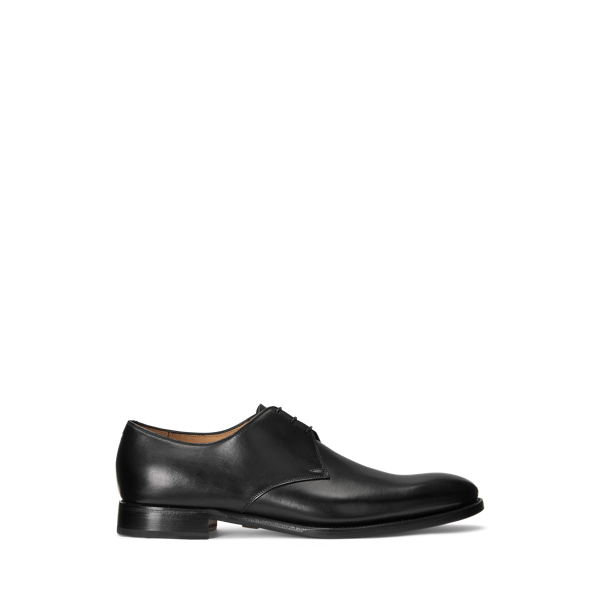 Ralph Lauren Dalvin Calfskin Oxford In Black