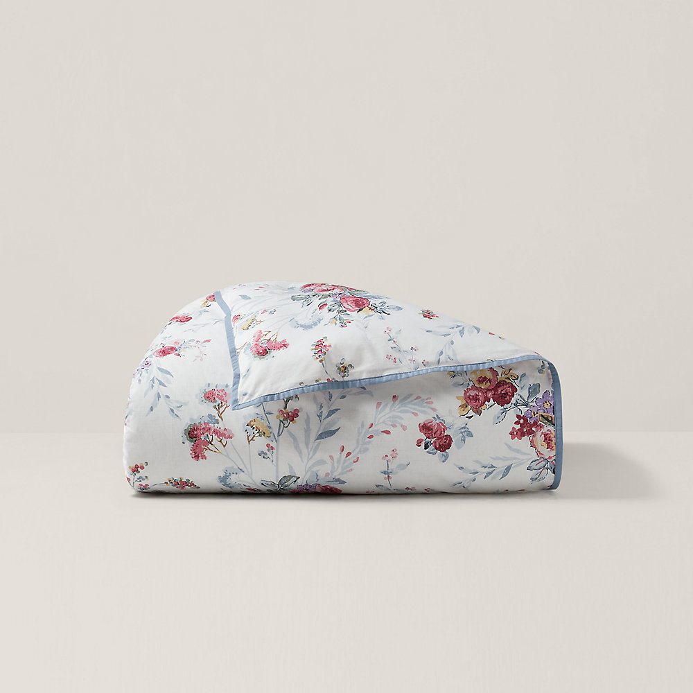 Ralph Lauren Addison Floral Comforter In Cream Multi