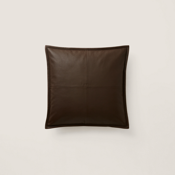 Shop Ralph Lauren Ellis Throw Pillow In Brown
