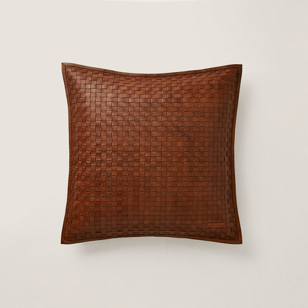 Shop Ralph Lauren Atwood Throw Pillow In Brown