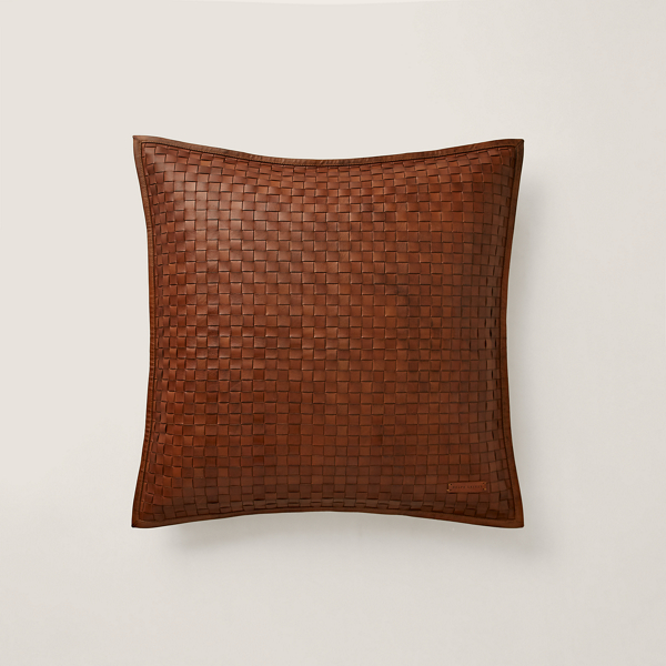 Ralph Lauren Atwood Throw Pillow In Saddle