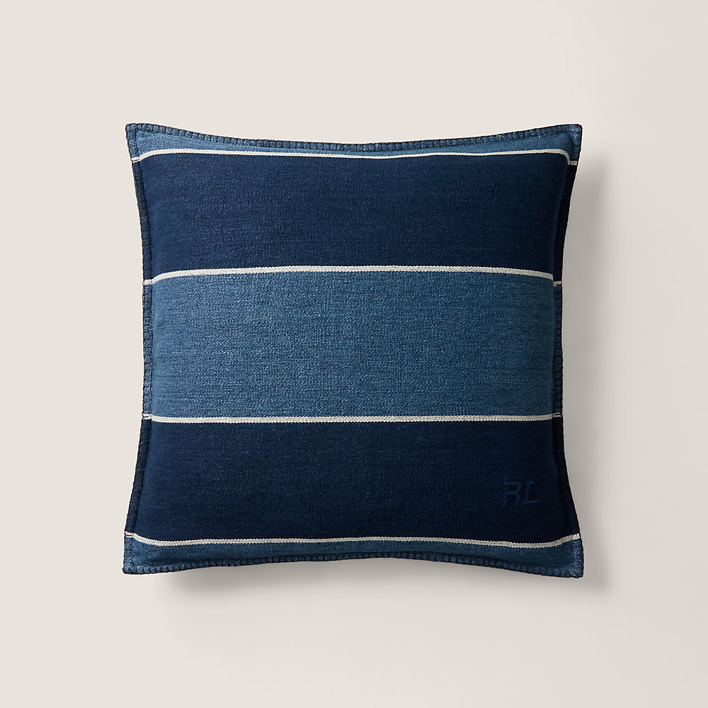 Ralph Lauren Collin Stripe Throw Pillow In Blue