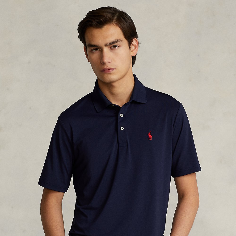 Ralph Lauren Classic Fit Performance Polo Shirt In Refined Navy