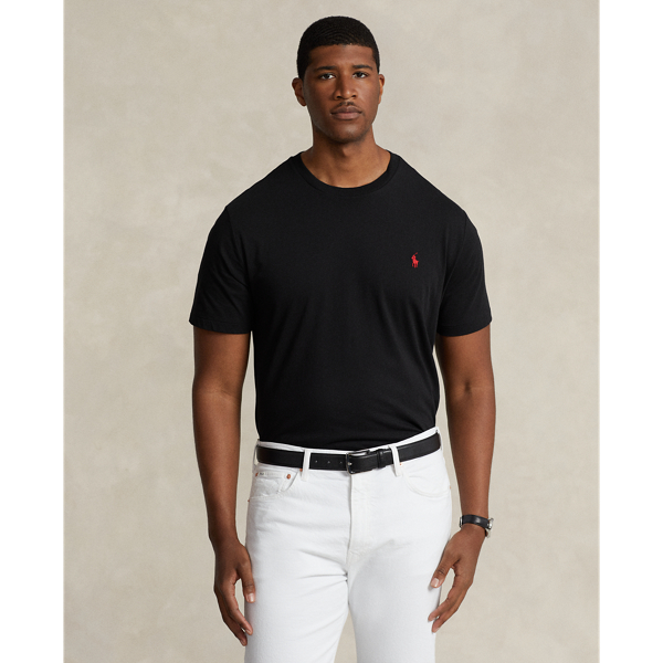 Shop Polo Ralph Lauren Jersey Crewneck T-shirt In Polo Black