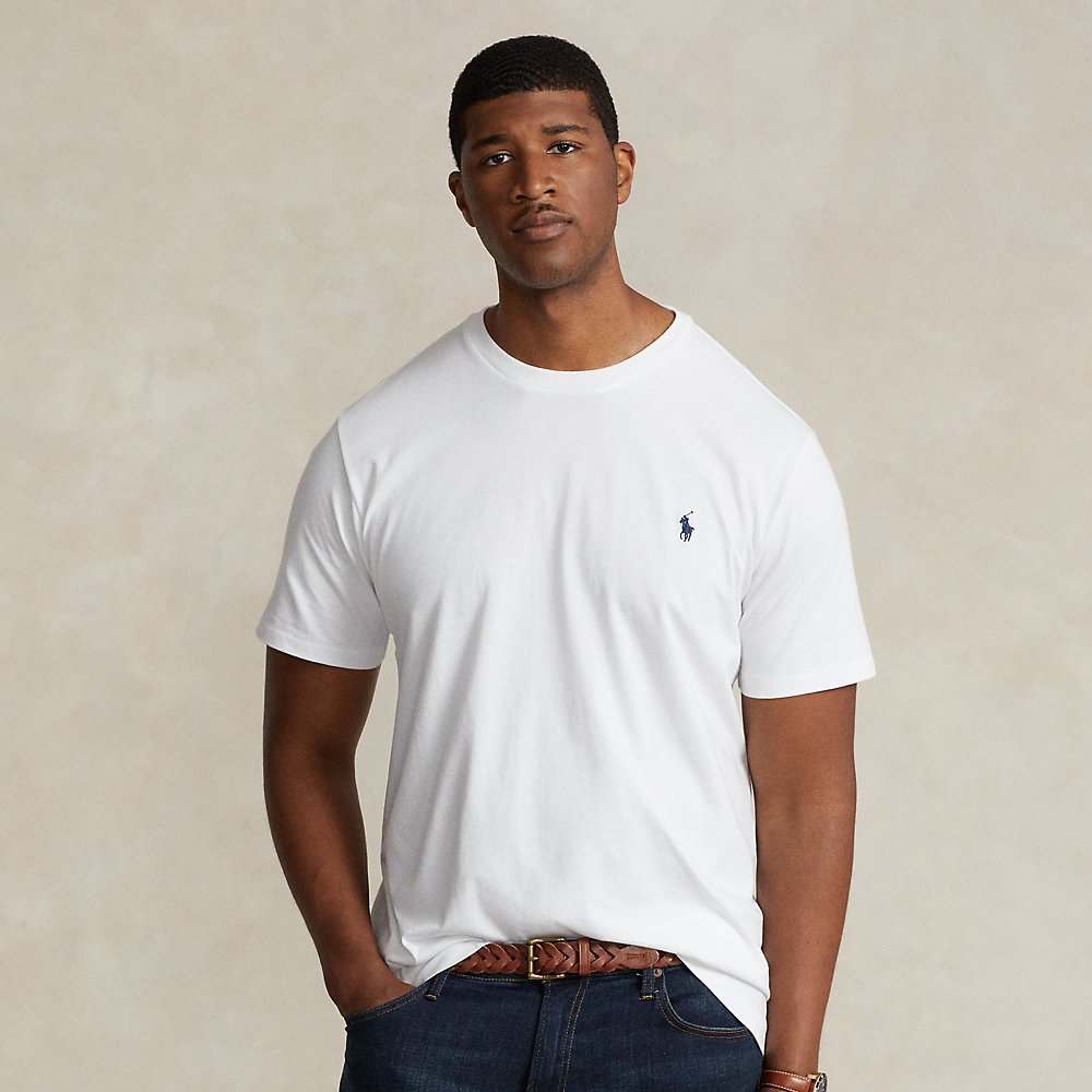 Polo Ralph Lauren Jersey Crewneck T-shirt In White