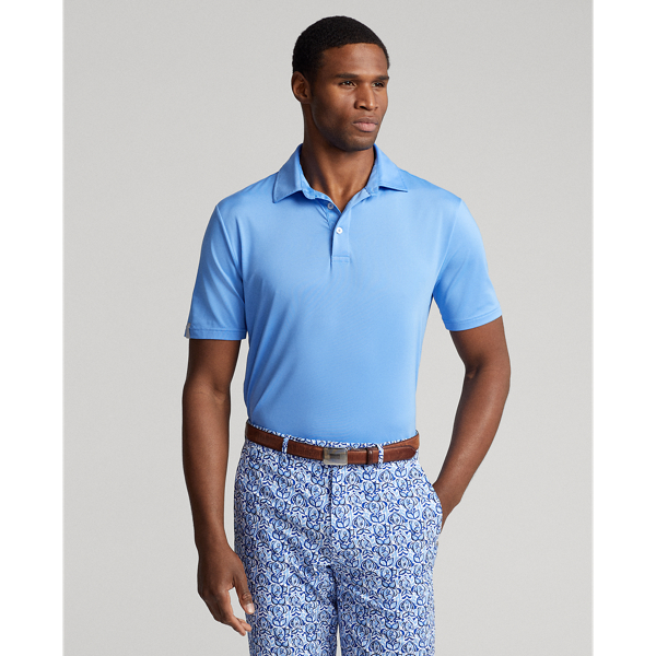 Rlx Golf Classic Fit Performance Polo Shirt In Harbor Island Blue