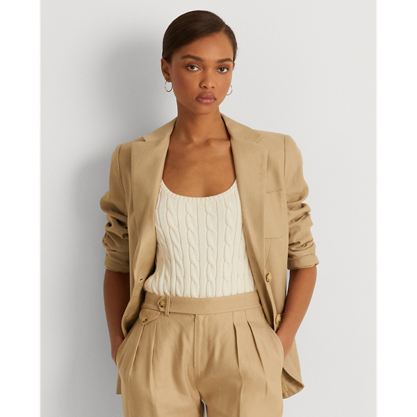 Ralph lauren hot sale linen blazer