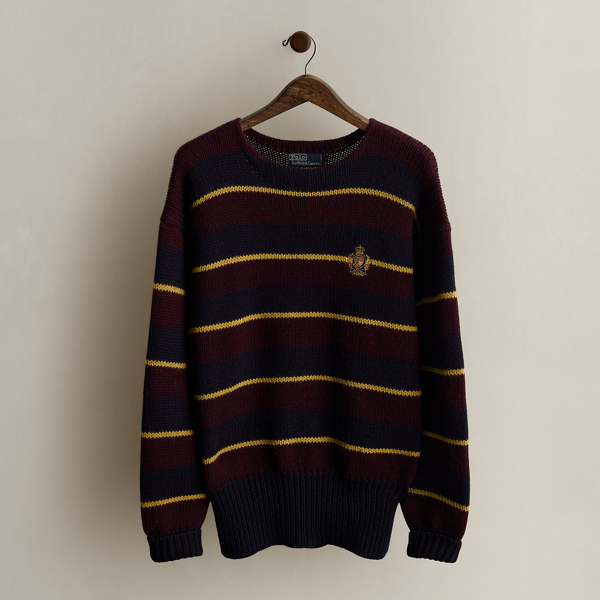 Ralph Lauren Crest Sweater (1986) In Multi