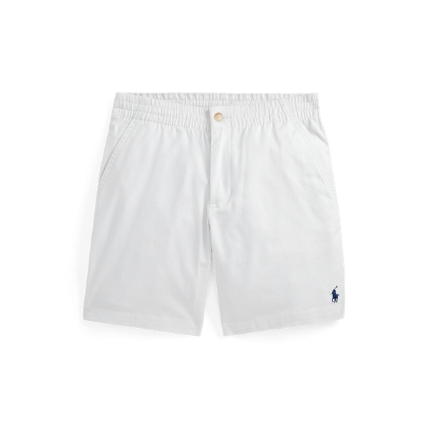 Polo Ralph Lauren Boy's Prepster Stretch Cotton Twill Shorts In Deckwash White