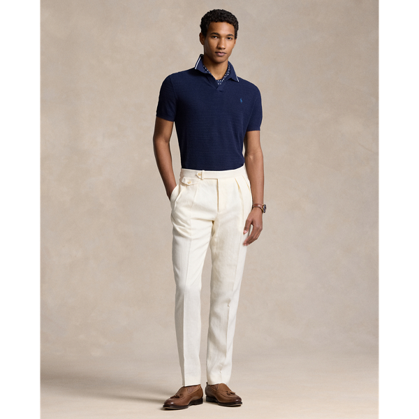 Pantalon à pinces en lin - Polo Ralph Lauren - Modalova