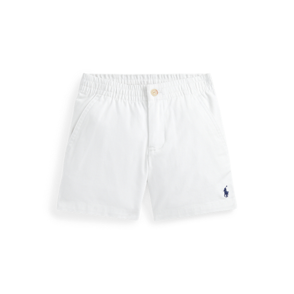 Polo Ralph Lauren Boy's Prepster Stretch Cotton Twill Shorts In Deckwash White
