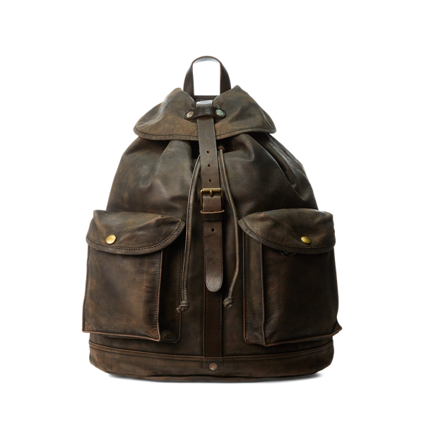 Sac à dos en cuir - RRL - Modalova