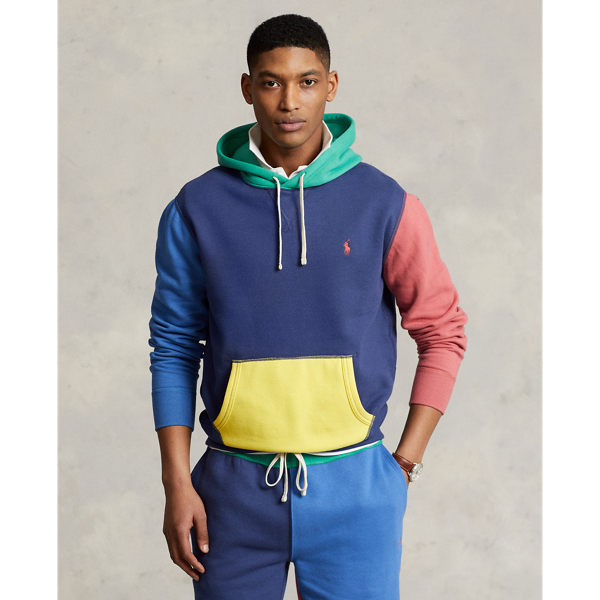 Ralph lauren color online block hoodie